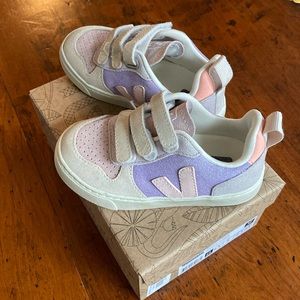 Pink/purple Veja sneakers - toddler 8.5